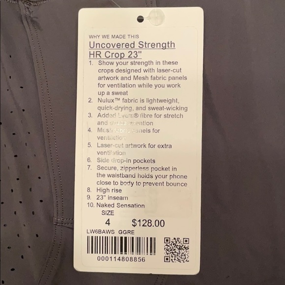 Lululemon Uncovered Strength HR Crop Leggings - Picture 10 of 13